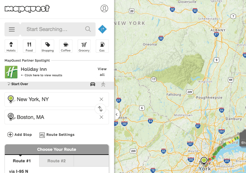 MapQuest after the rewrite